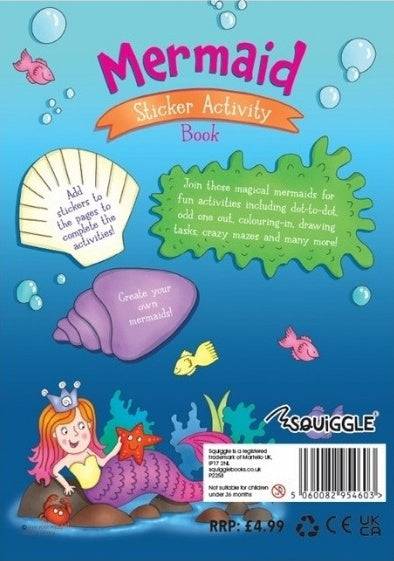 Mermaid Sticker Activity Book - Anilas UK