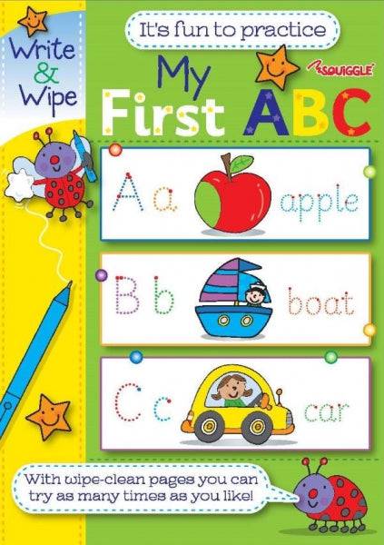 My First ABC Write & Wipe Book - Anilas UK
