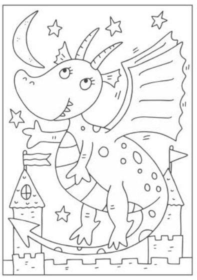 My Magical Creature Colouring Book - Anilas UK