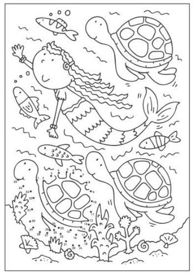 My Mermaid Dot-to-Dot Book - Anilas UK