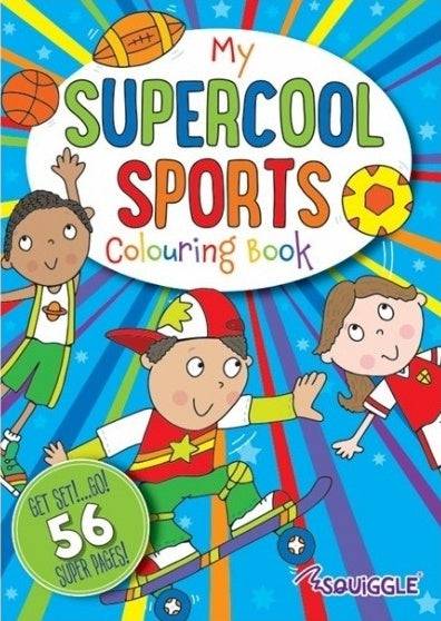 My Super Cool Sports Colouring Book - Anilas UK