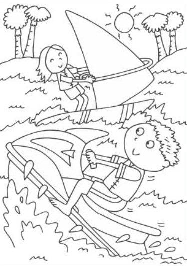 My Super Cool Sports Colouring Book - Anilas UK