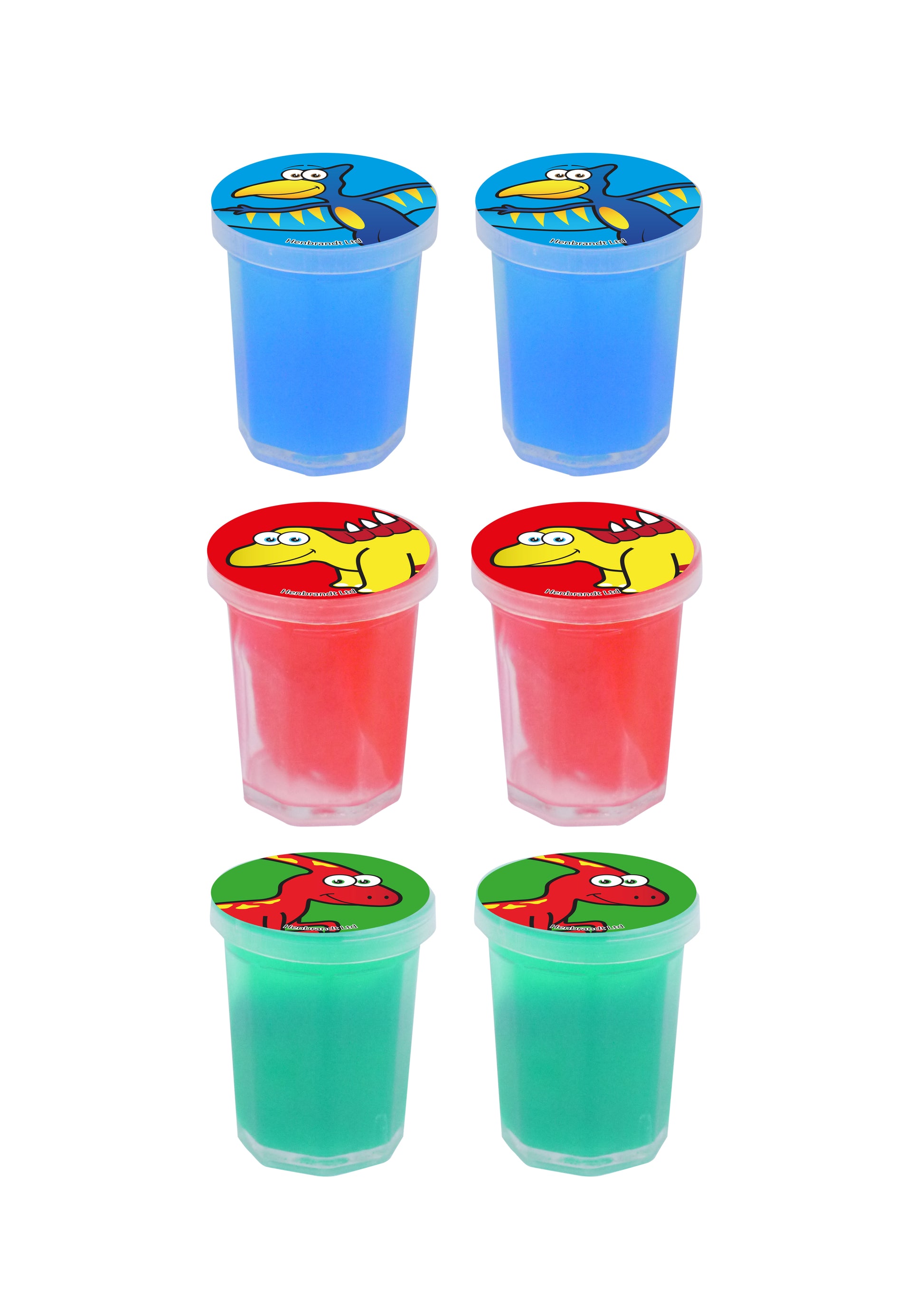 12 Dinosaur Slime Barrels - Anilas UK