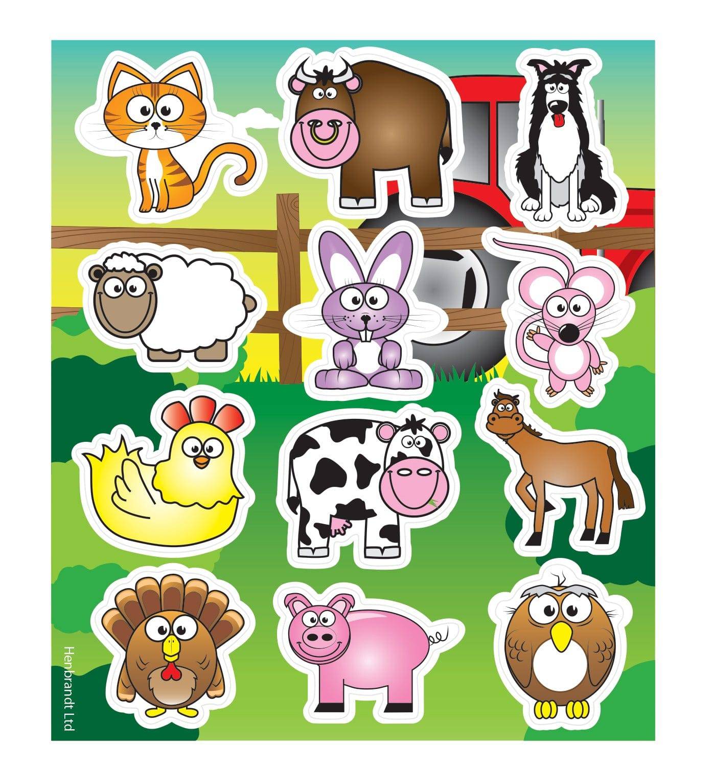 Farm themed 12 Party Bags with Fillers - Anilas UK