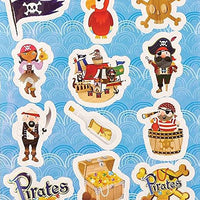 12 Pirate Sticker Sheets - Anilas UK