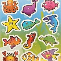 12 Sea Life Sticker Sheets - Anilas UK