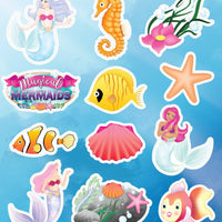 12 Mermaid Sticker Sheets - Anilas UK