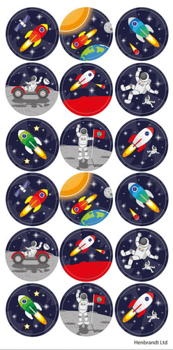12 Large Space Sticker Sheets - Anilas UK