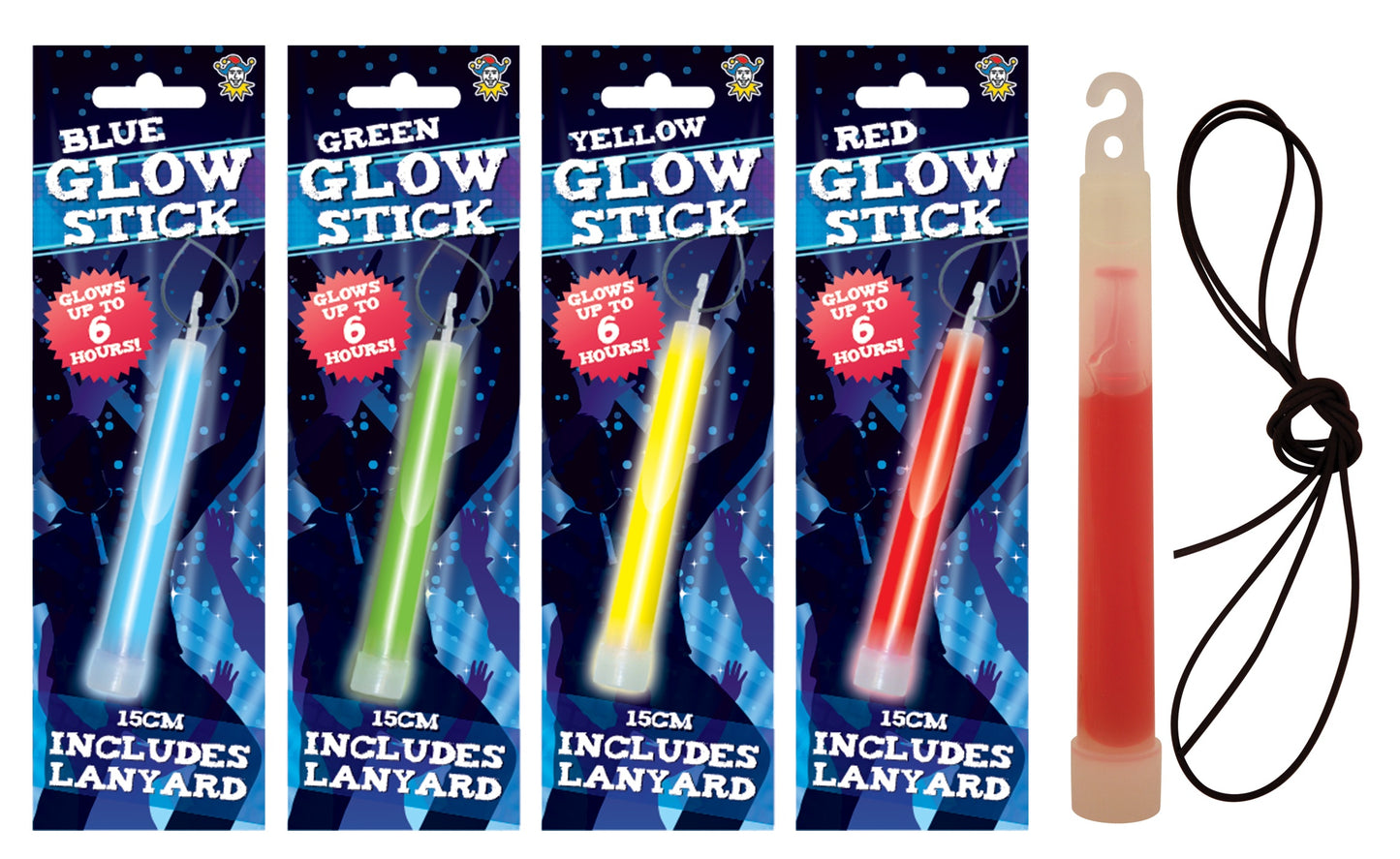 12 6" inch Glow Sticks - Anilas UK