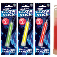 12 6" inch Glow Sticks - Anilas UK