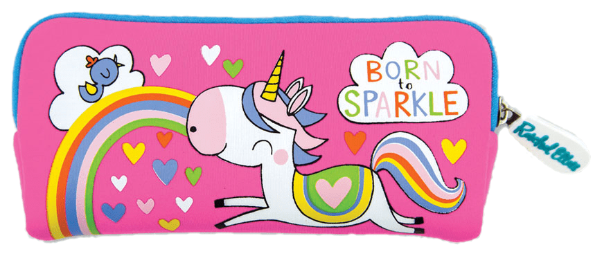 Unicorn Neoprene Pencil Case by Rachel Ellen Designs - Anilas UK