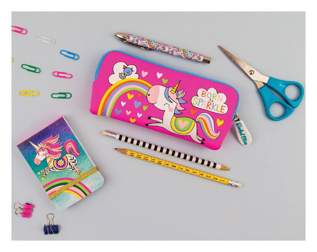 Unicorn Neoprene Pencil Case by Rachel Ellen Designs - Anilas UK