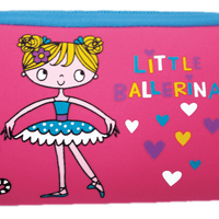 Little Ballerina Neoprene Pencil Case by Rachel Ellen Designs - Anilas UK