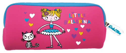 Little Ballerina Neoprene Pencil Case by Rachel Ellen Designs - Anilas UK