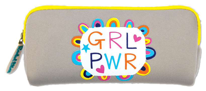 Girls Rule Neoprene Pencil Case by Rachel Ellen Designs - Anilas UK