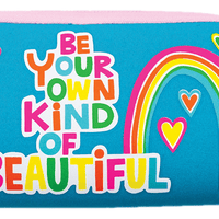 Be Your Own Kind Of Beautiful Neoprene Pencil Case by Rachel Ellen Designs - Anilas UK