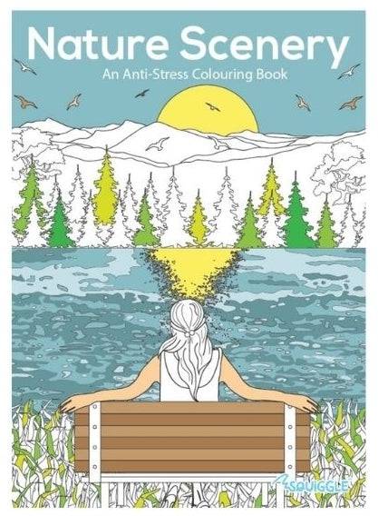 Nature Scenery An Anti-Stress Colouring Book - Anilas UK