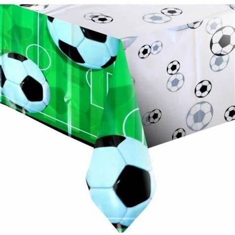 3D Football Plastic Table Cover - Anilas UK