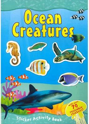 Ocean Creatures Sticker Activity Book - Anilas UK