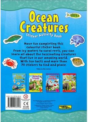 Ocean Creatures Sticker Activity Book - Anilas UK