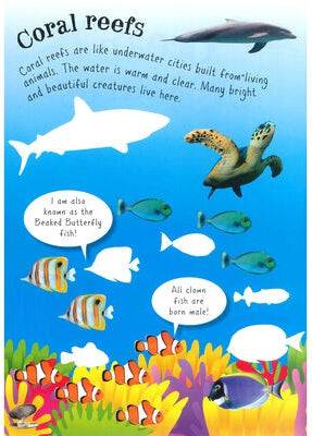 Ocean Creatures Sticker Activity Book - Anilas UK