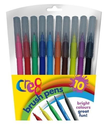 Set of 10 Assorted Brush Pens - Anilas UK