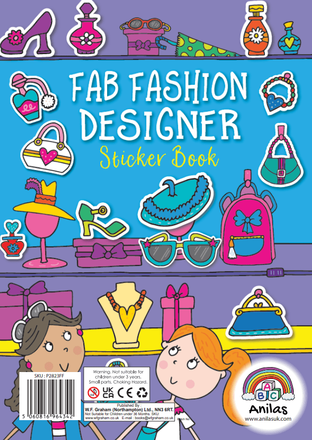 Fab Fashion Designer Sticker - Anilas UK