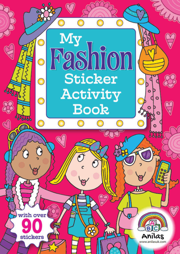 Anilas Girls Fun Fashion Sticker Books - Anilas UK
