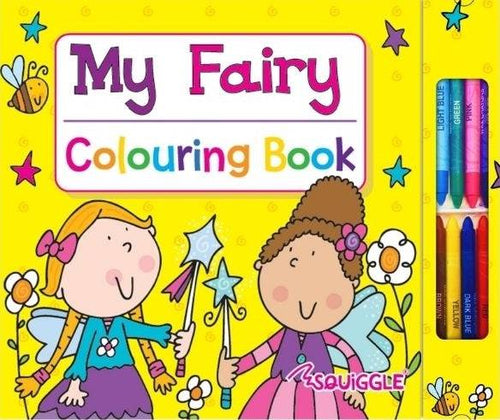 My Fairy Colouring Book with Crayons - Anilas UK