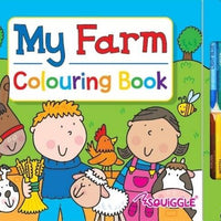 My Farm Colouring Book with Crayons - Anilas UK