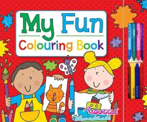 My Fun Colouring Book with Crayons - Anilas UK