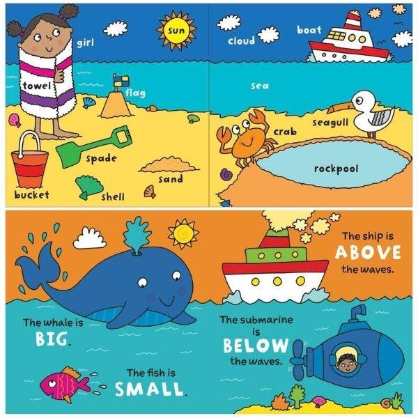 My First Words Early Learners Set of 4 Board Books - Anilas UK