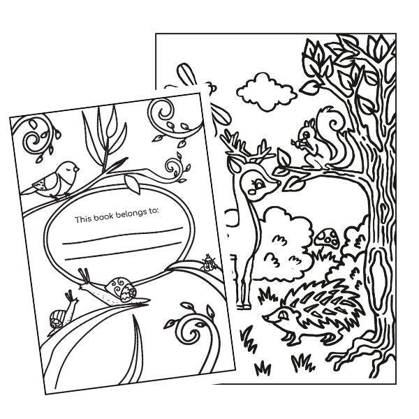 My Woodland Friends Colouring Book - Anilas UK