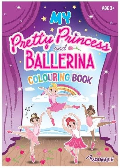My Pretty Princess and Ballerina Colouring Book - Anilas UK