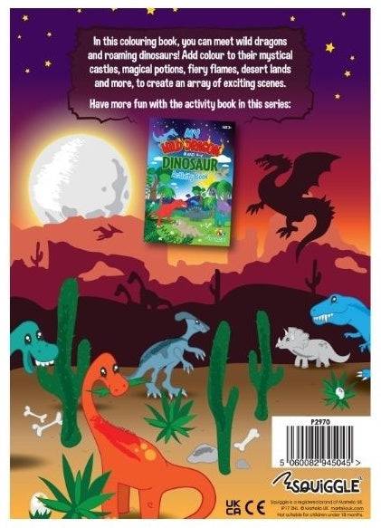 My Wild Dragon and Dinosaur Colouring Book - Anilas UK