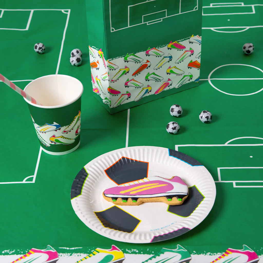 Pack of 8 Recyclable Football Party Bags - Anilas UK