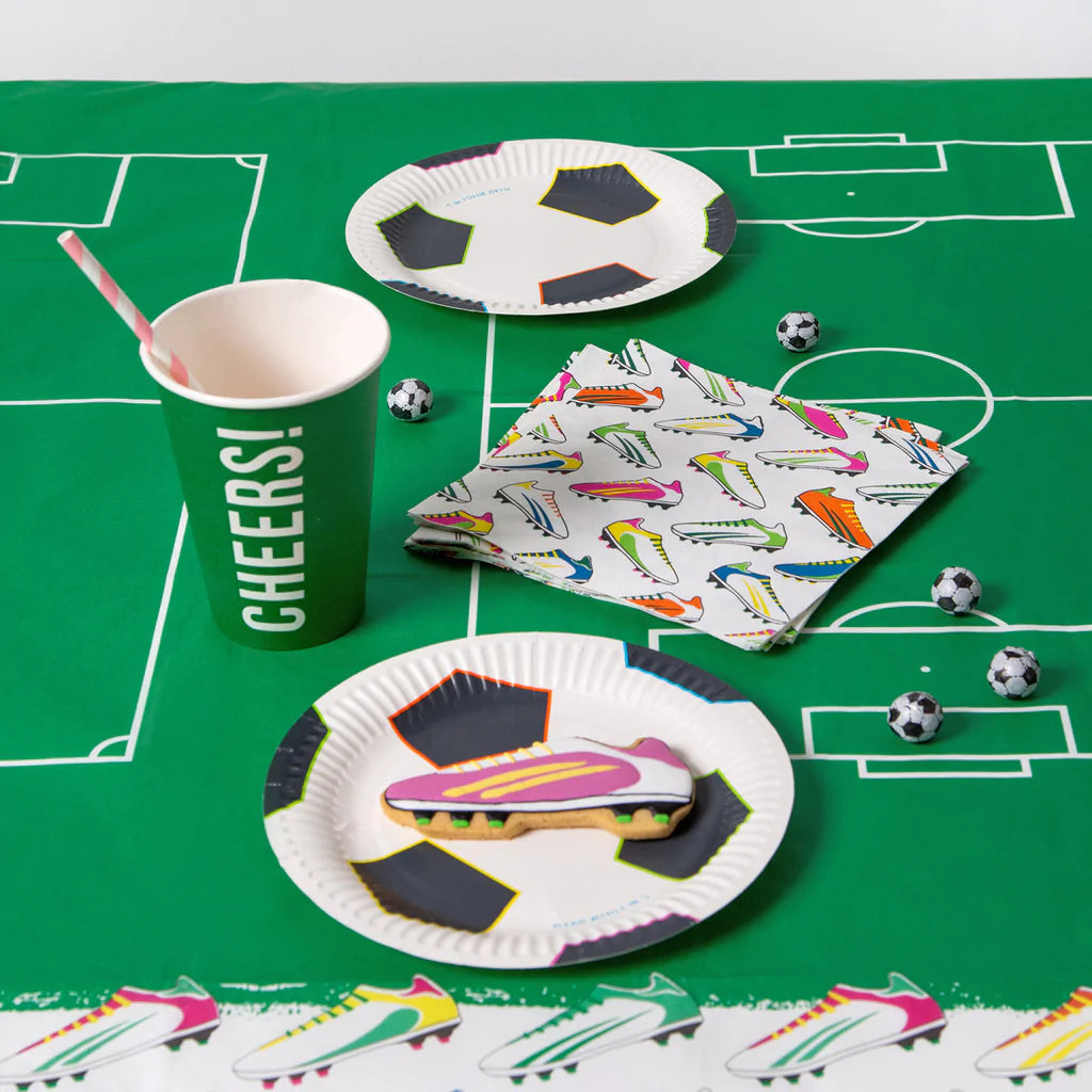 Pack of 20 Recyclable Football Napkins - Anilas UK