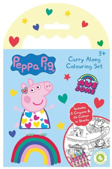 Peppa Pig Carry Along Colouring Set - Anilas UK