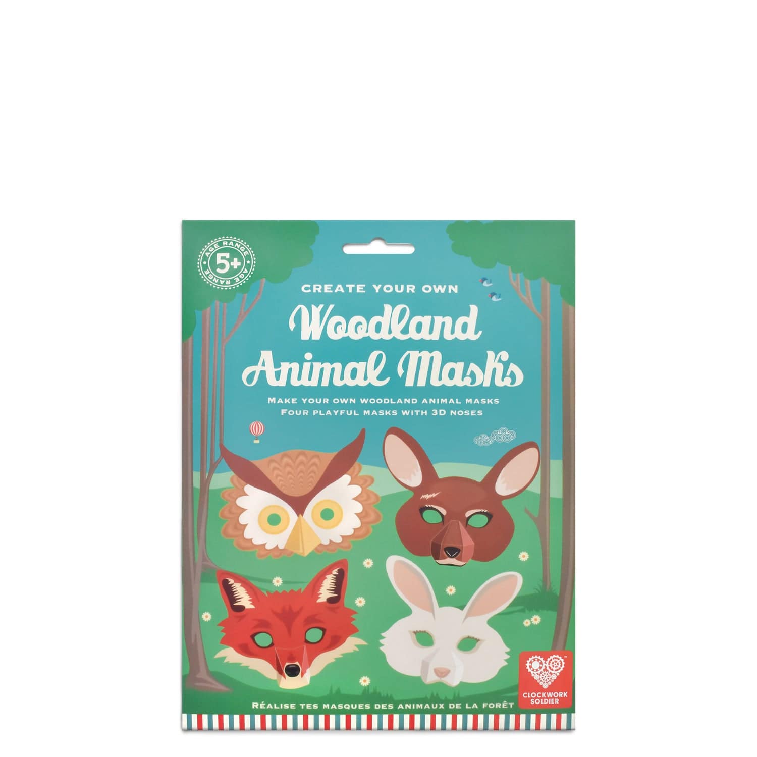 Clockwork Soldier's Create Your Own Woodland Animal Masks - Anilas UK