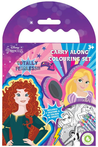 Disney Princess Carry Along Colouring Set - Anilas UK