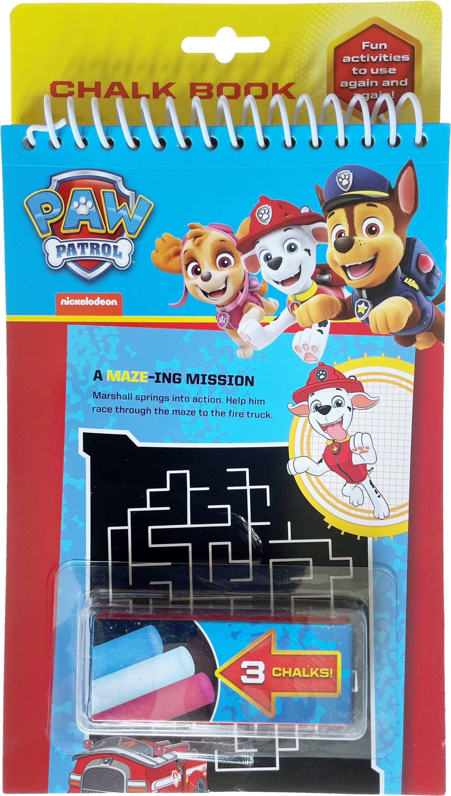 Paw Patrol Chalk Book - Anilas UK