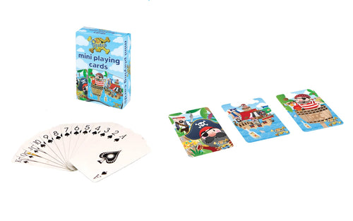 12 Sets of Mini Pirate Playing Cards - Anilas UK