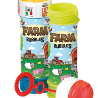12 Farm Animals Bubble Tubs with Wand - Anilas UK