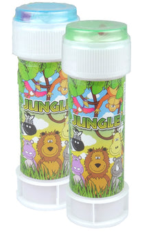 12 Jungle Bubble Tubs with Wand - Anilas UK