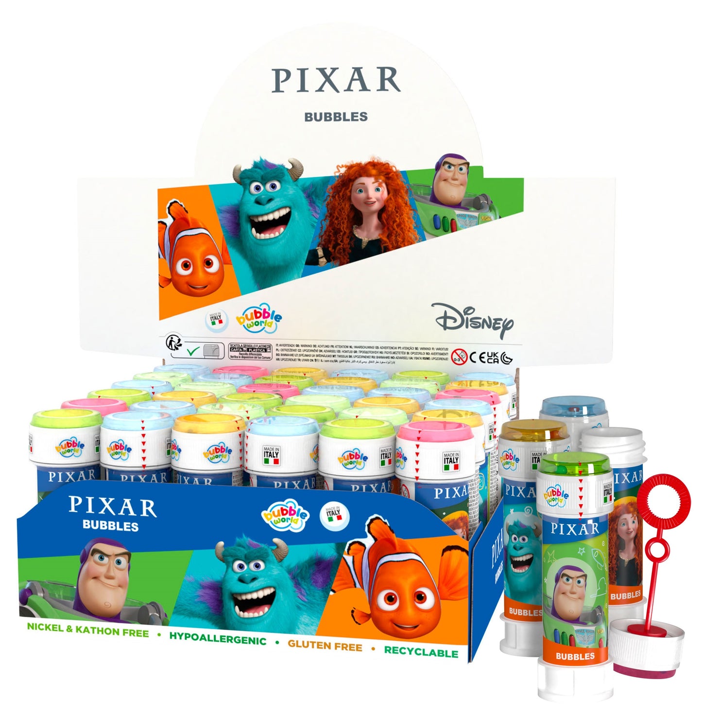 Disney Pixar Bubble Tub with Wand - Anilas UK