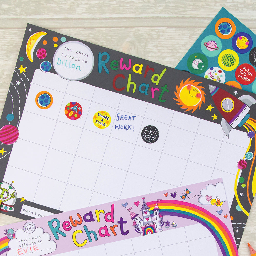To the Moon Reward Chart by Rachel Ellen Designs - Anilas UK