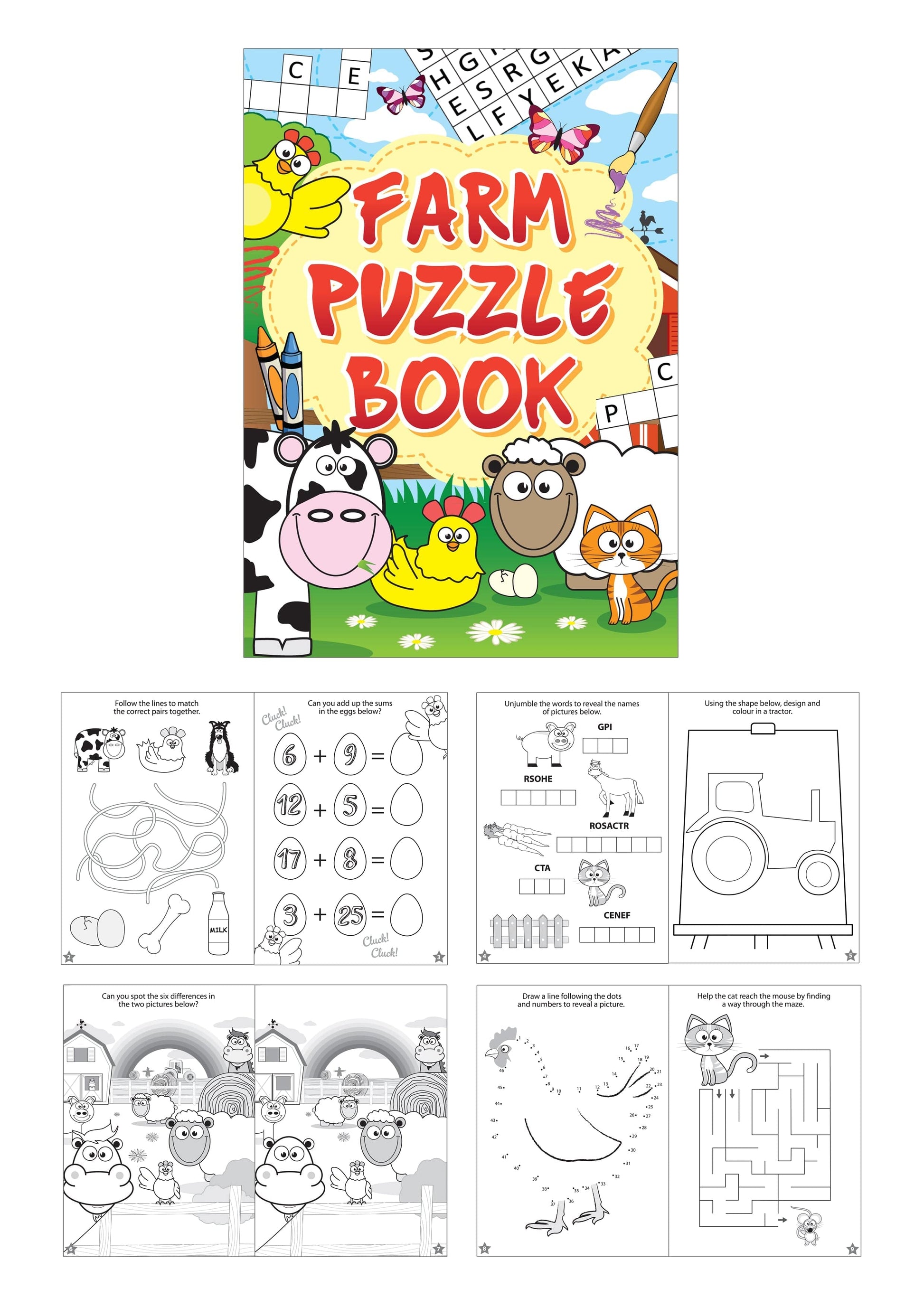 Single Farm themed Party Bag with Fillers - Anilas UK