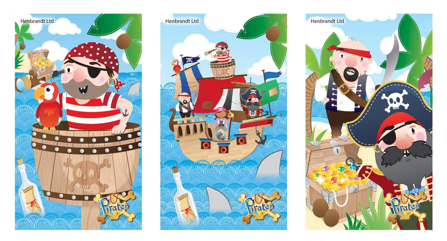 Pirate themed 12 Party Bags with Fillers - Anilas UK
