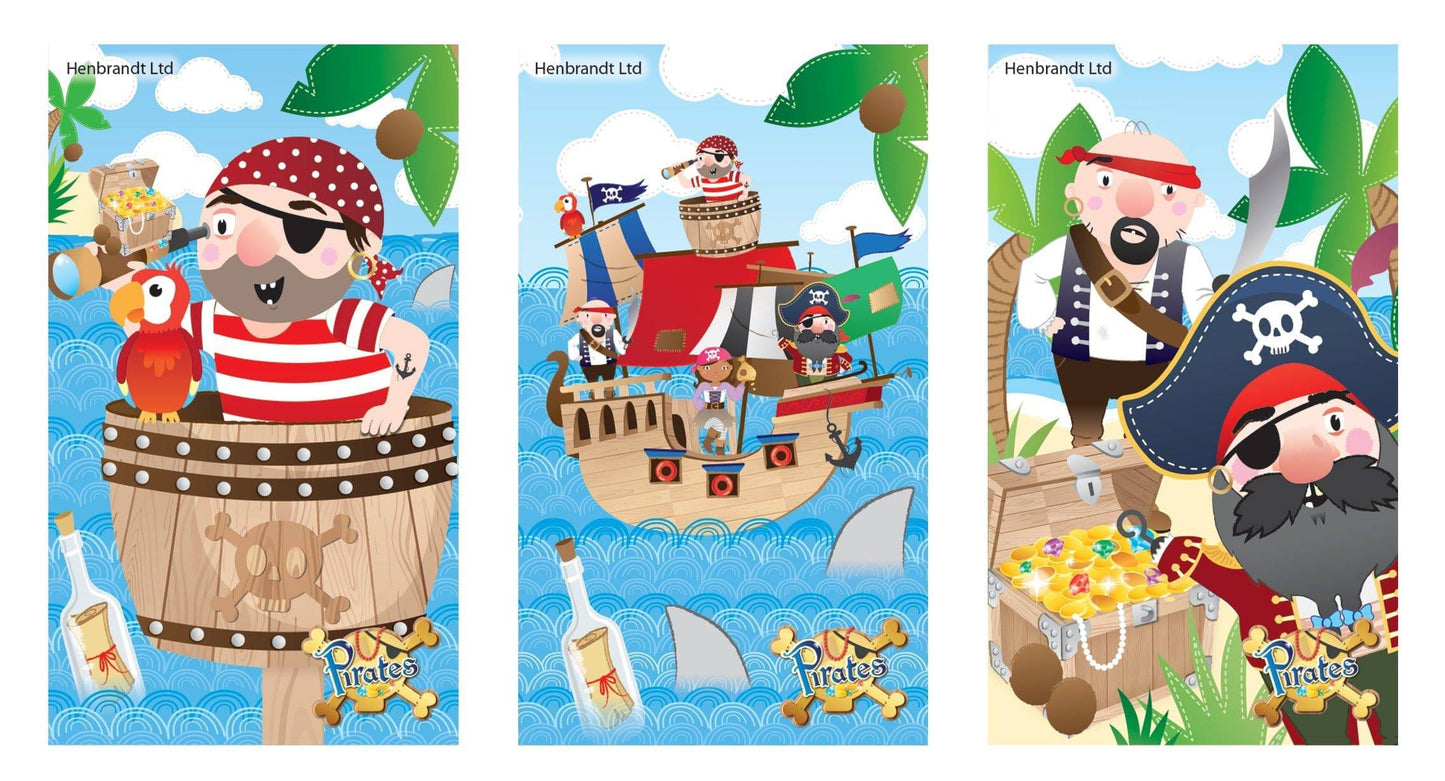Single Pirate themed Party Bag with Fillers - Anilas UK