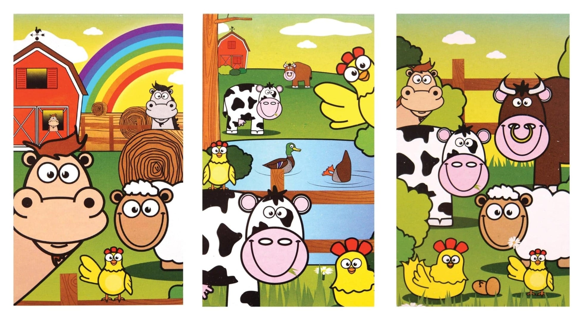 12 Mini Farm Animals Notebooks - Anilas UK